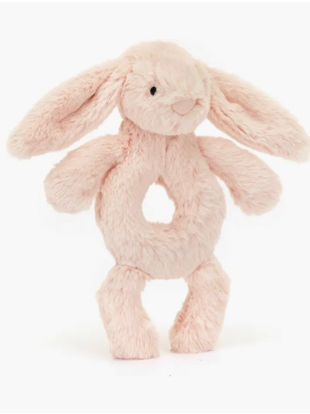 Jellycat Bashful Bunny 7-Inch Ring Rattle